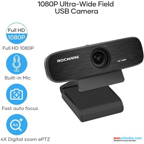 Rocware RC19 1080P Ultra-Wide Field USB Camera 